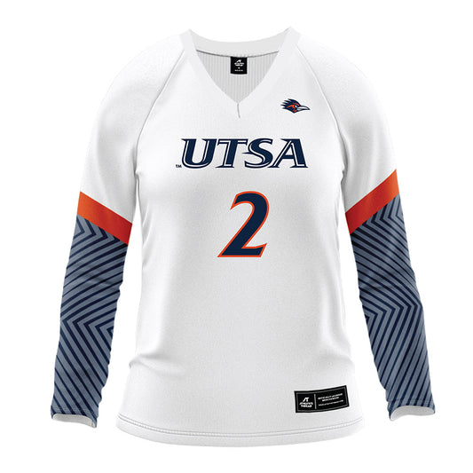 UTSA - NCAA Women's Volleyball : Bailey Lechler - White Volleyball Jersey