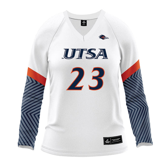 UTSA - NCAA Women's Volleyball : Brooke Elliott - White Volleyball Jersey-0