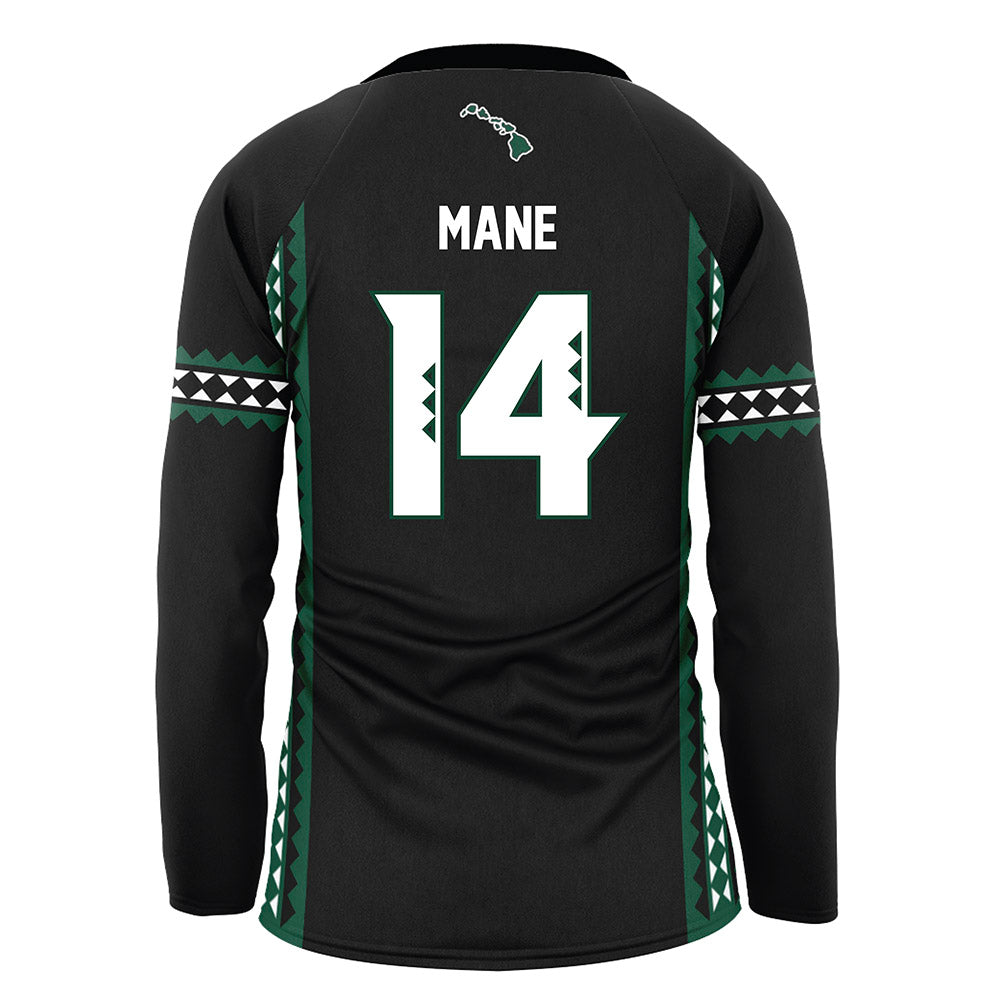 Hawaii - NCAA Women's Volleyball : Tyla Reese Mane - Black Volleyball Jersey-1