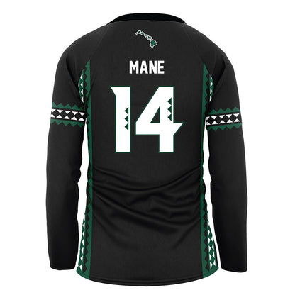 Hawaii - NCAA Women's Volleyball : Tyla Reese Mane - Black Volleyball Jersey-1