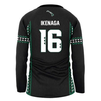Hawaii - NCAA Women's Volleyball : Tayli Ikenaga - Black Volleyball Jersey-1