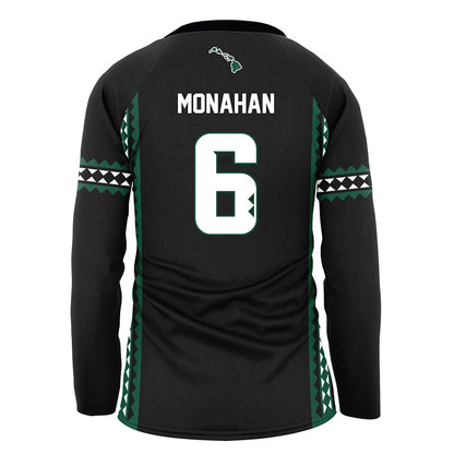 Hawaii - NCAA Women's Volleyball : Morghn Monahan - Black Volleyball Jersey-1