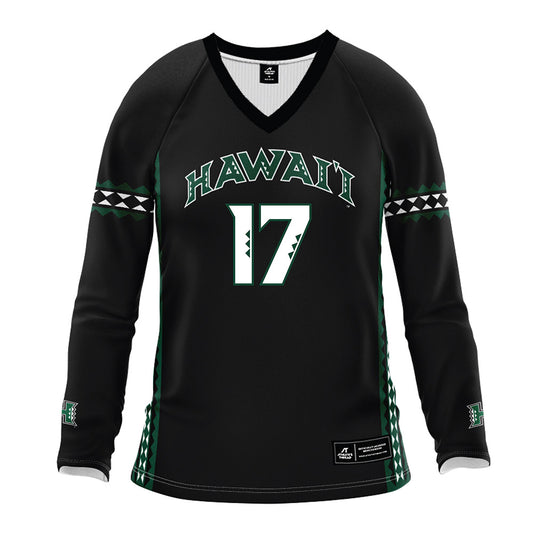 Hawaii - NCAA Women's Volleyball : Caylen Alexander - Black Volleyball Jersey