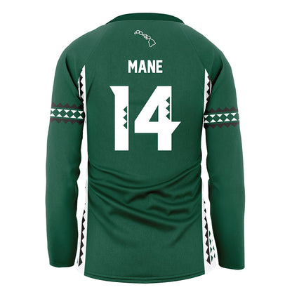 Hawaii - NCAA Women's Volleyball : Tyla Reese Mane - Green Volleyball Jersey-1