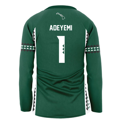 Hawaii - NCAA Women's Volleyball : Stella Adeyemi - Green Volleyball Jersey