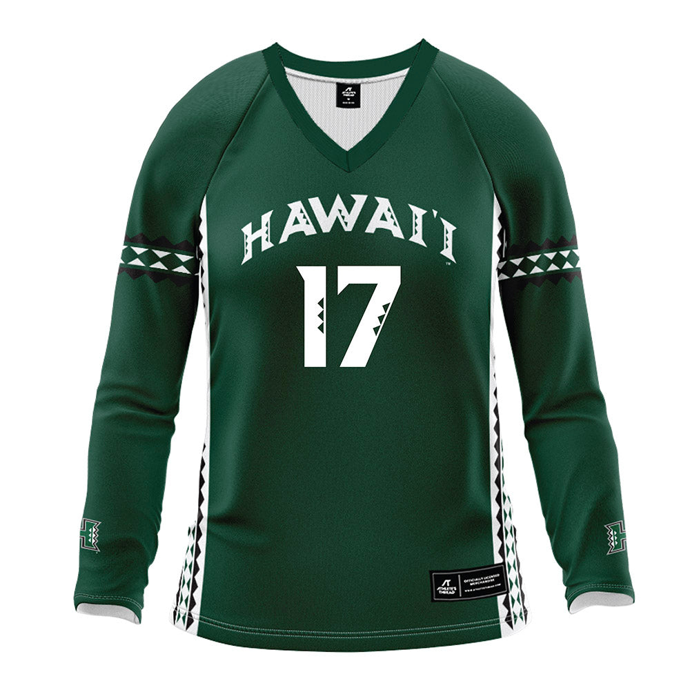 Hawaii - NCAA Women's Volleyball : Caylen Alexander - Green Volleyball Jersey