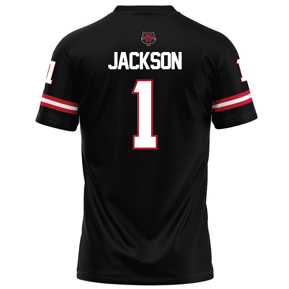 Arkansas State - NCAA Football : Braden Jackson - Black Football Jersey-1