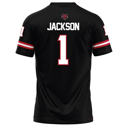 Arkansas State - NCAA Football : Braden Jackson - Black Football Jersey-1