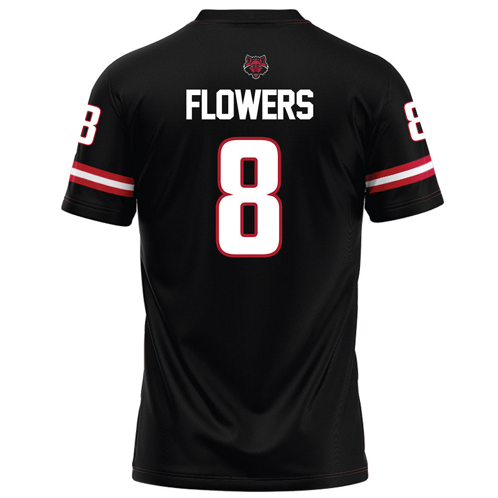 Arkansas State - NCAA Football : Josh Flowers - Black Football Jersey