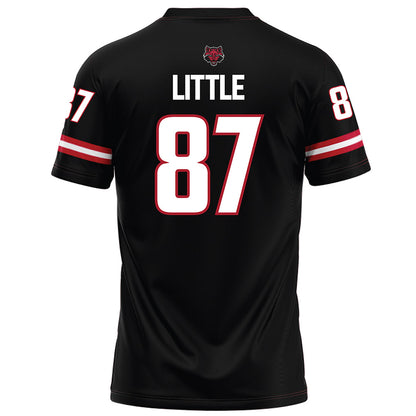 Arkansas State - NCAA Football : Tyler Little - Black Football Jersey