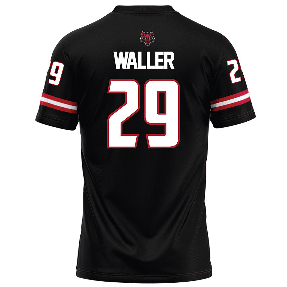 Arkansas State - NCAA Football : Jackson Waller - Black Football Jersey-1