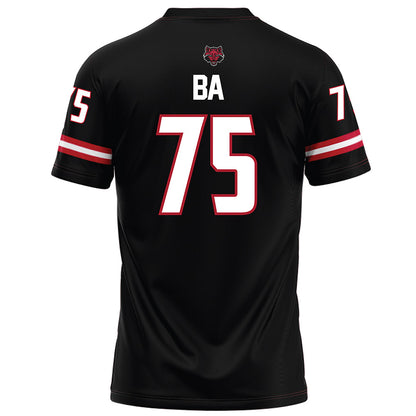 Arkansas State - NCAA Football : Saidou Ba - Black Football Jersey