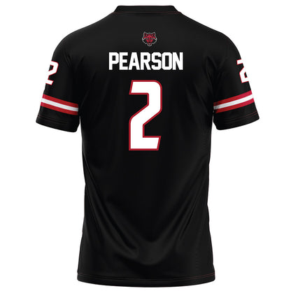 Arkansas State - NCAA Football : Christopher Pearson - Black Football Jersey