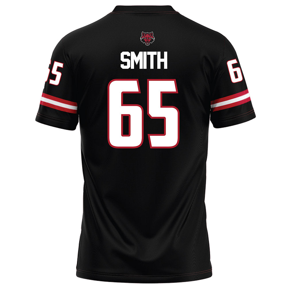 Arkansas State - NCAA Football : Noah Smith - Black Football Jersey-1