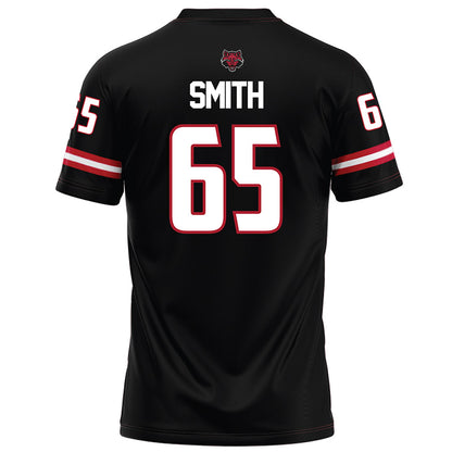 Arkansas State - NCAA Football : Noah Smith - Black Football Jersey-1
