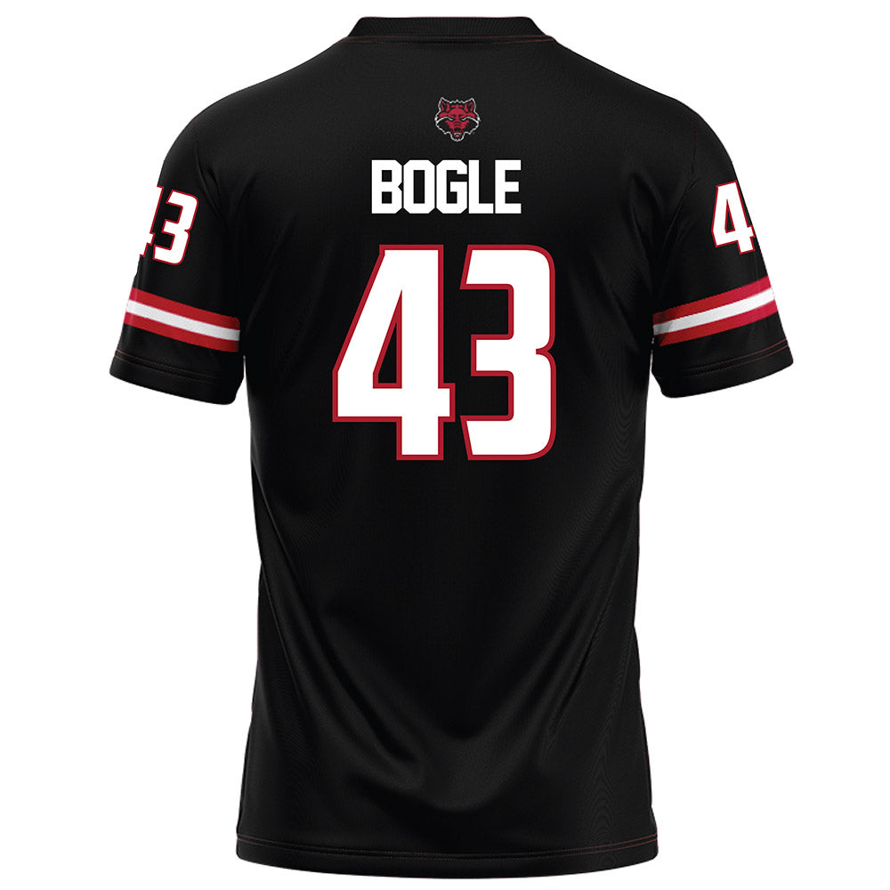 Arkansas State - NCAA Football : Chase Bogle - Black Football Jersey