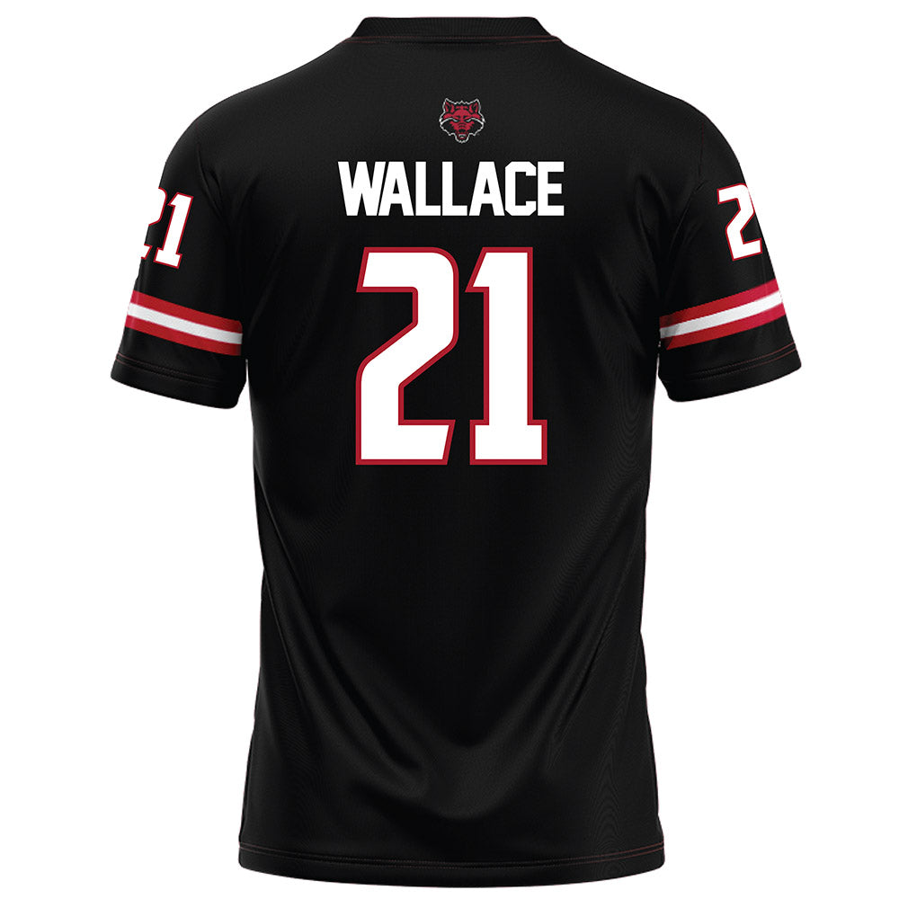 Arkansas State - NCAA Football : Zak Wallace - Black Football Jersey