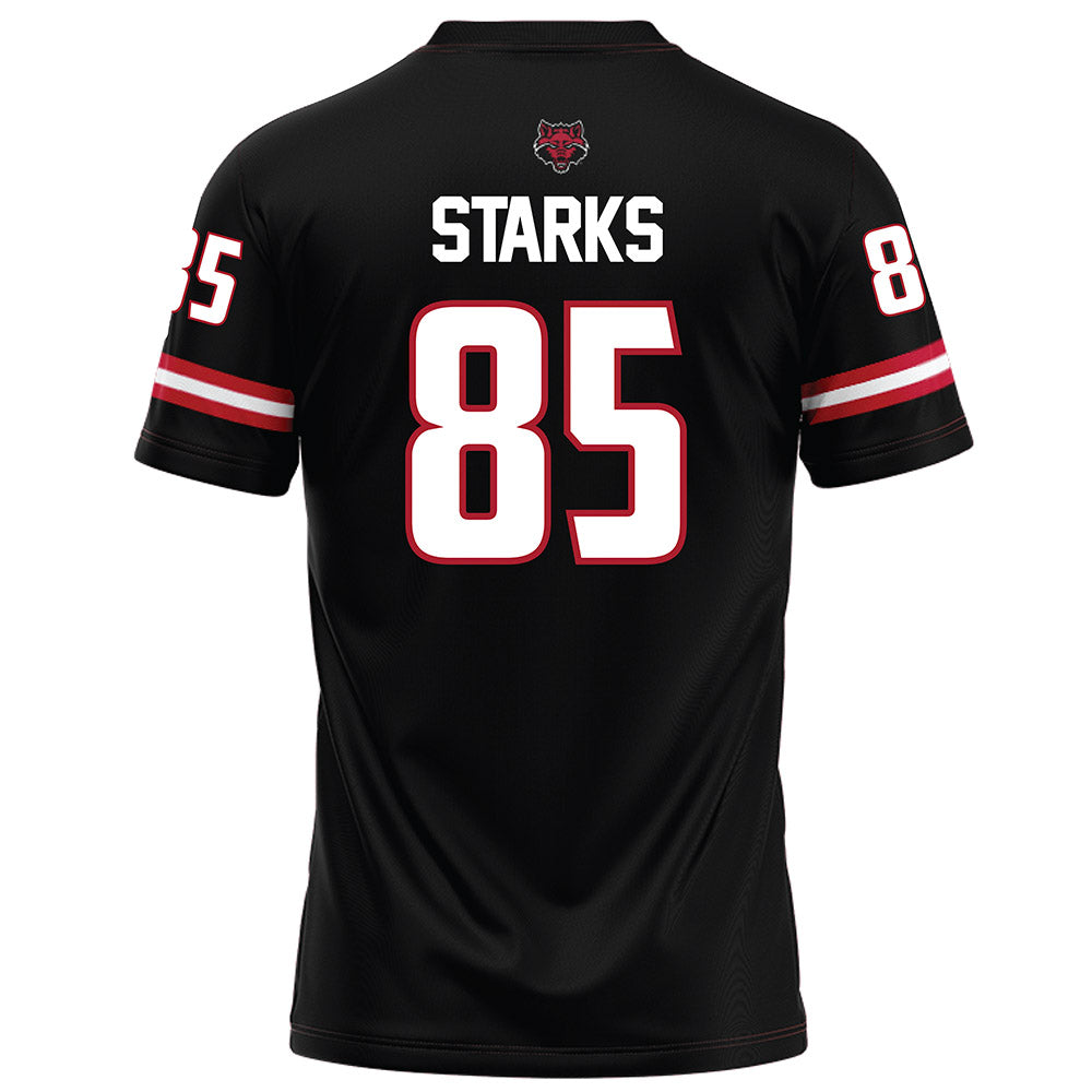 Arkansas State - NCAA Football : Tj Starks - Black Football Jersey