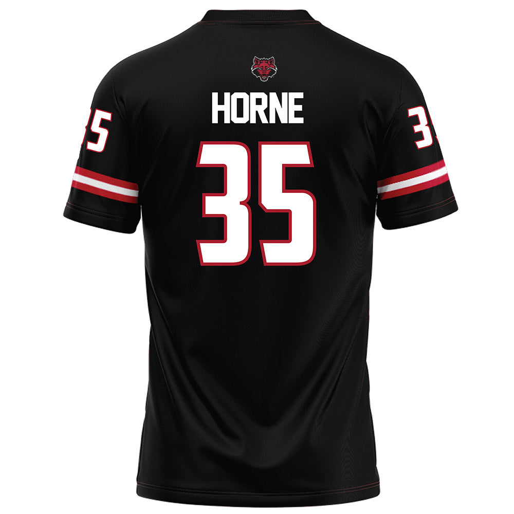 Arkansas State - NCAA Football : Jerry Horne - Black Football Jersey-1