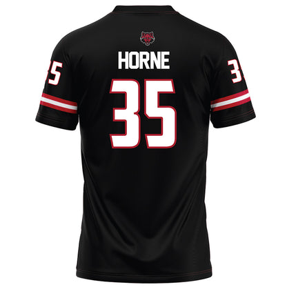 Arkansas State - NCAA Football : Jerry Horne - Black Football Jersey-1