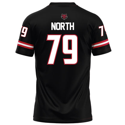 Arkansas State - NCAA Football : Baker North - Black Football Jersey