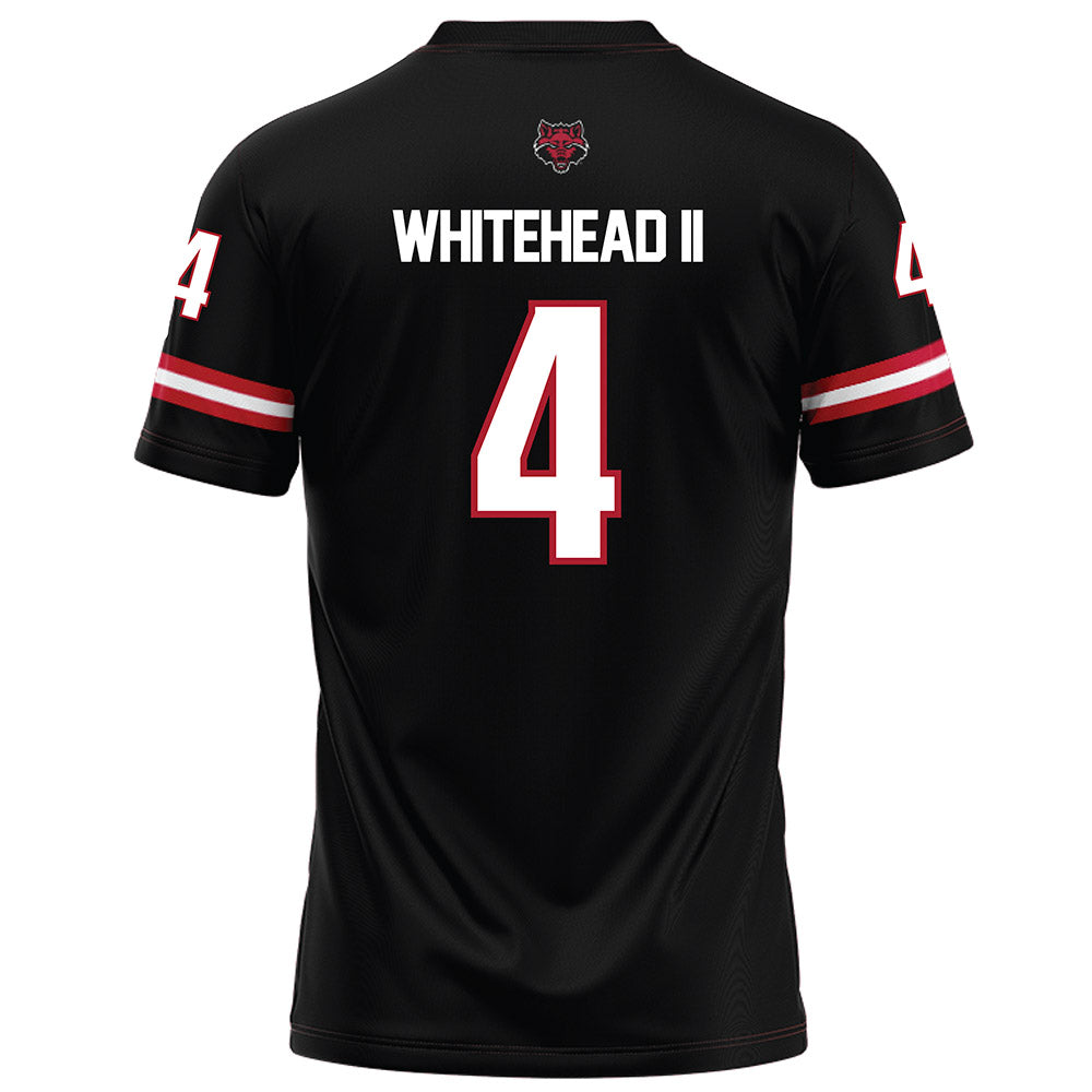 Arkansas State - NCAA Football : Bryan Whitehead II - Black Football Jersey-1