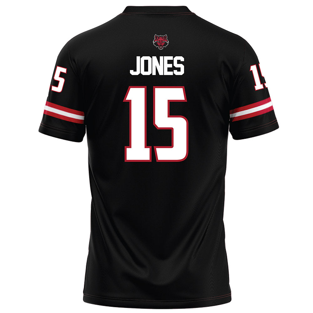 Arkansas State - NCAA Football : Andrew Jones - Black Football Jersey-1
