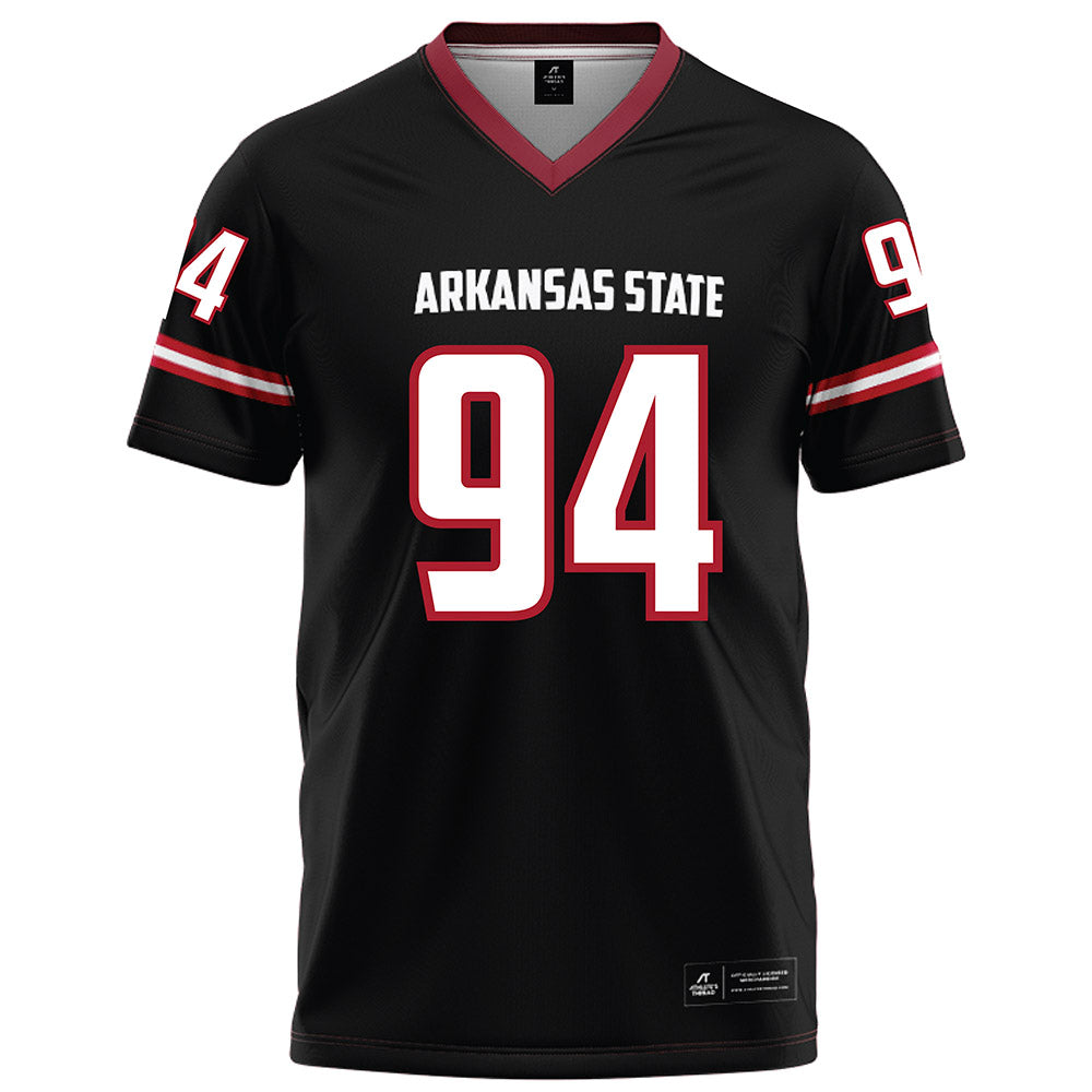 Arkansas State - NCAA Football : Cody Sigler - Black Football Jersey-0