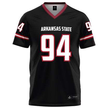 Arkansas State - NCAA Football : Cody Sigler - Black Football Jersey-0