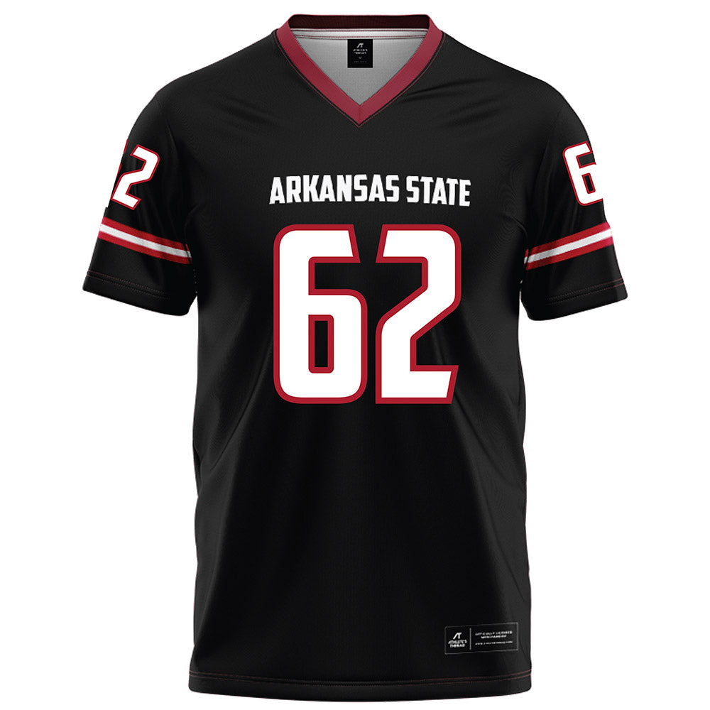 Arkansas State - NCAA Football : Jacob Pequeno - Black Football Jersey