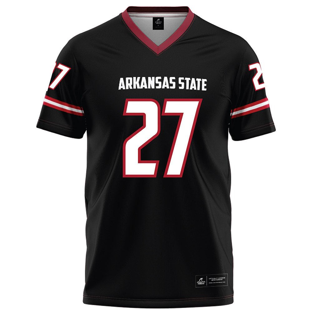 Arkansas State - NCAA Football : Noland Asberry - Black Football Jersey-0