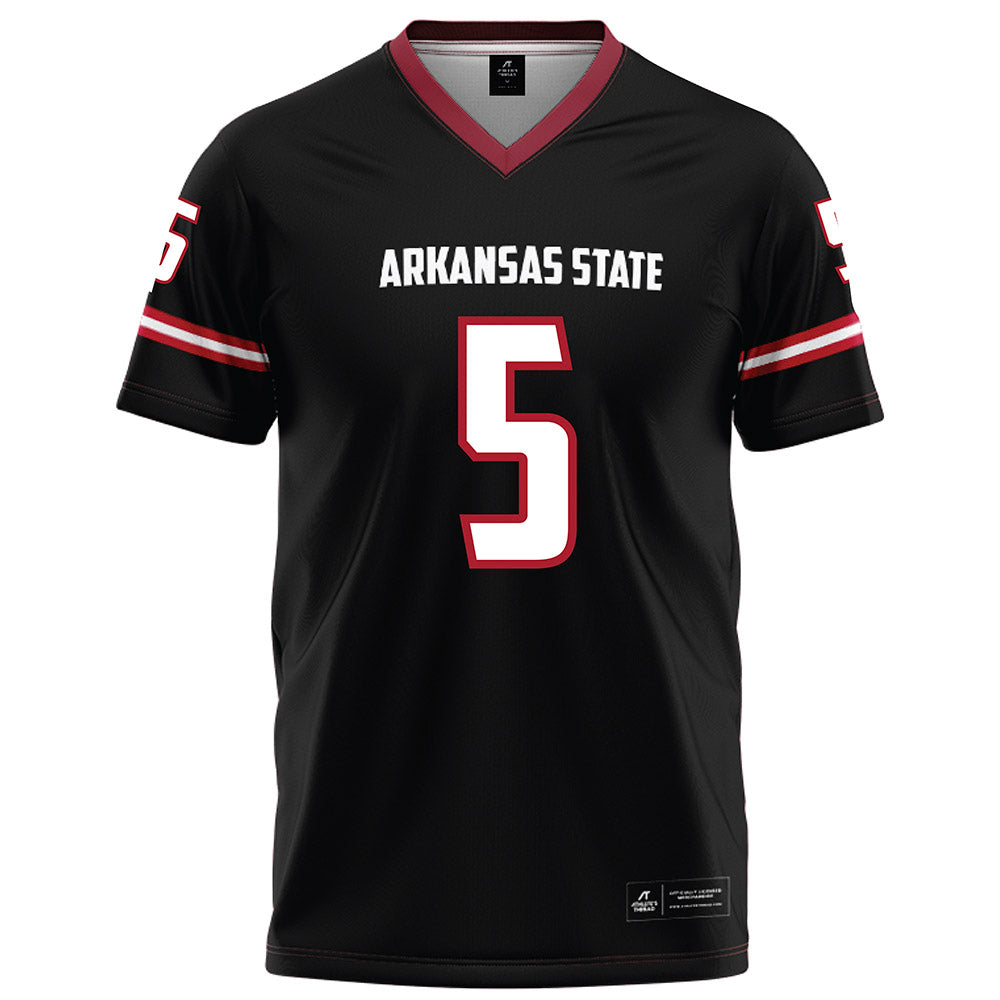 Arkansas State - NCAA Football : Kenyon Clay - Black Football Jersey-0