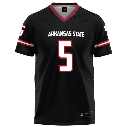 Arkansas State - NCAA Football : Kenyon Clay - Black Football Jersey-0