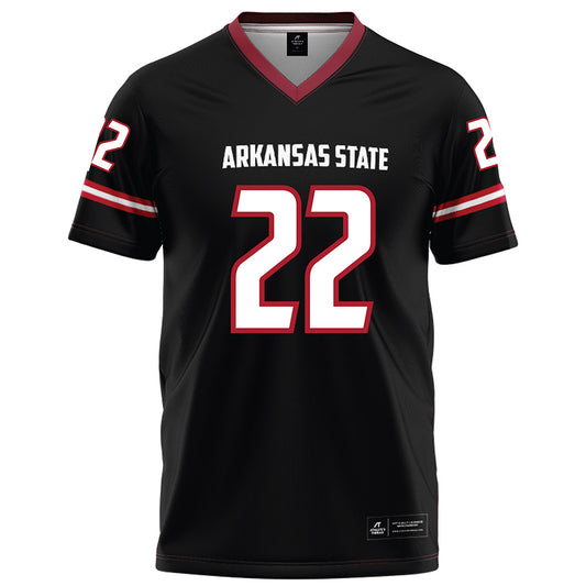 Arkansas State - NCAA Football : Cedric Hawkins - Black Football Jersey