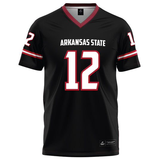 Arkansas State - NCAA Football : Websley Etienne - Black Football Jersey