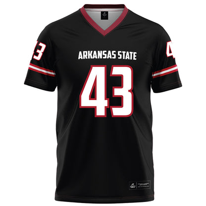 Arkansas State - NCAA Football : Chase Bogle - Black Football Jersey
