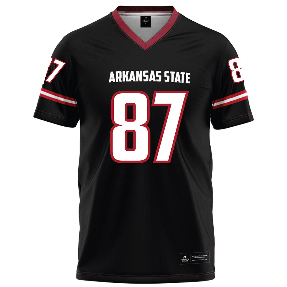 Arkansas State - NCAA Football : Tyler Little - Black Football Jersey