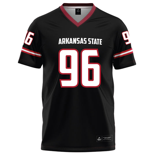 Arkansas State - NCAA Football : Ronnie Blossom - Black Football Jersey-0