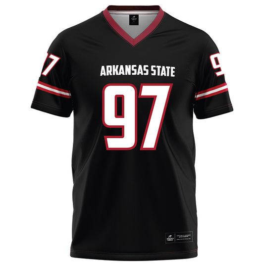 Arkansas State - NCAA Football : Tony Carter - Black Football Jersey-0