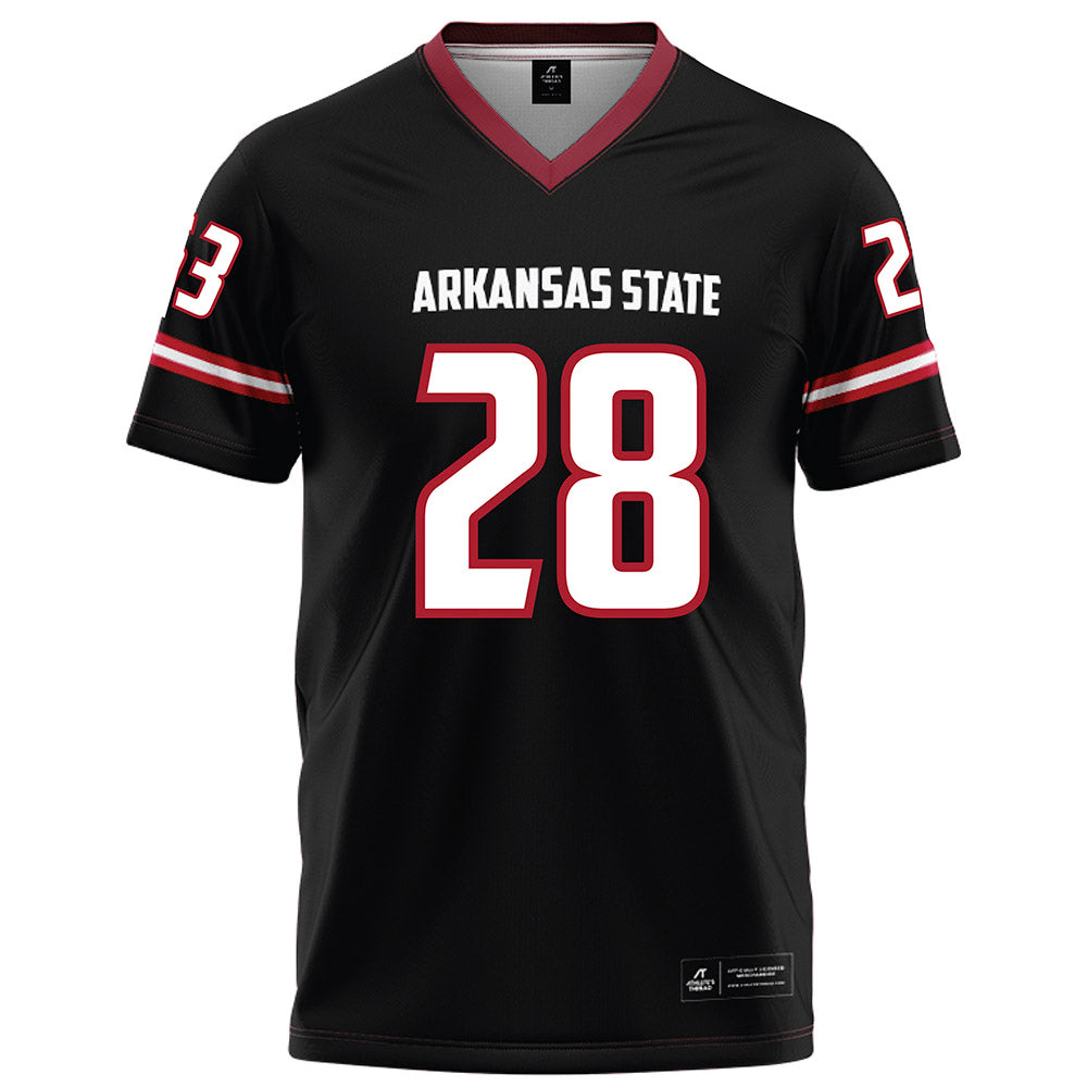 Arkansas State - NCAA Football : Aiden Kehm - Black Football Jersey-0