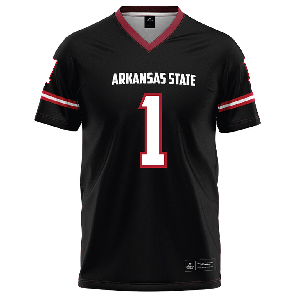 Arkansas State - NCAA Football : Braden Jackson - Black Football Jersey-0
