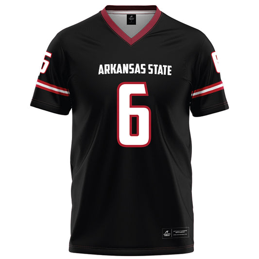 Arkansas State - NCAA Football : AG McGhee - Black Football Jersey-0