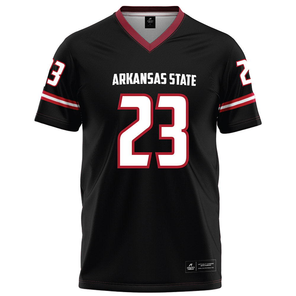 Arkansas State - NCAA Football : Cedric Franklin II - Black Football Jersey-0