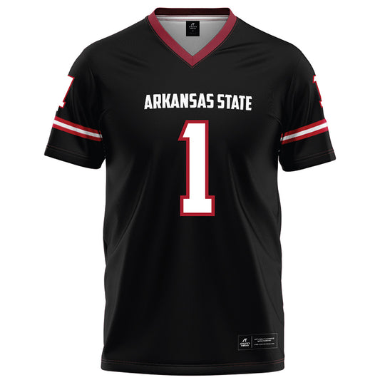 Arkansas State - NCAA Football : Jaylen Raynor - Black Football Jersey