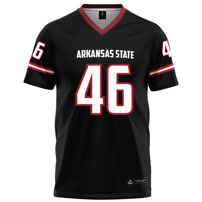 Arkansas State - NCAA Football : Nicholas Miller - Black Football Jersey-0