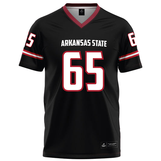 Arkansas State - NCAA Football : Noah Smith - Black Football Jersey-0