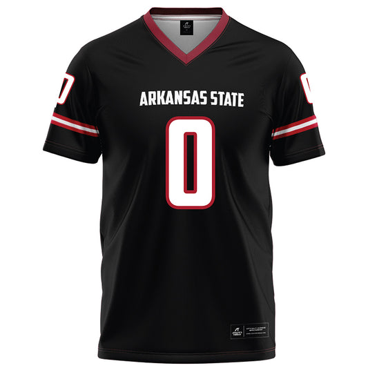 Arkansas State - NCAA Football : Trenton Yowe - Black Football Jersey-0