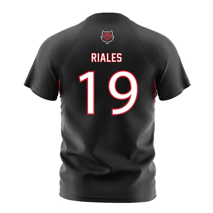 Arkansas State - NCAA Women's Soccer : Emma Riales - Black Soccer Jersey