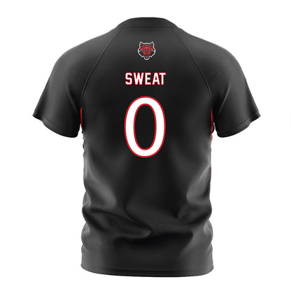 Arkansas State - NCAA Women's Soccer : Taylor Sweat - Black Soccer Jersey