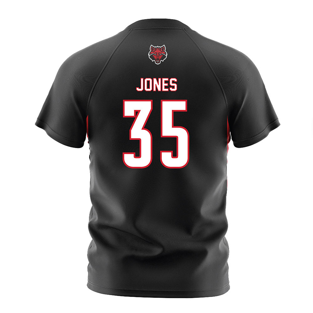 Arkansas State - NCAA Women's Soccer : Maya Jones - Black Soccer Jersey-1